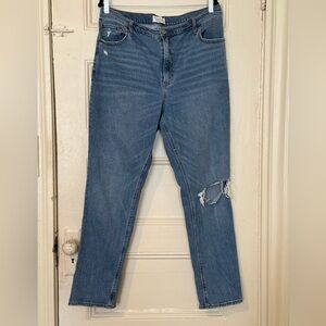 Abercrombie & Fitch Ultra High Rise Slim Straight Jeans